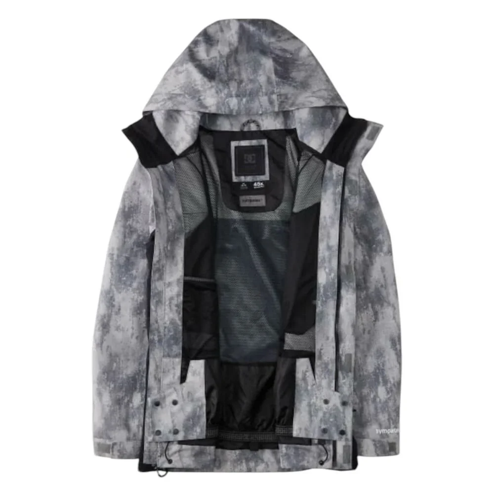 DC Command 45K Mens Jacket Sympatex Waterproof Hooded Gray/Black Size Medium - Picture 3 of 15
